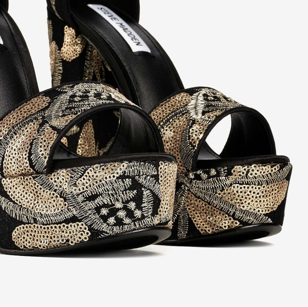 Steve Madden Gonzo Block Heel Dress Sandals   